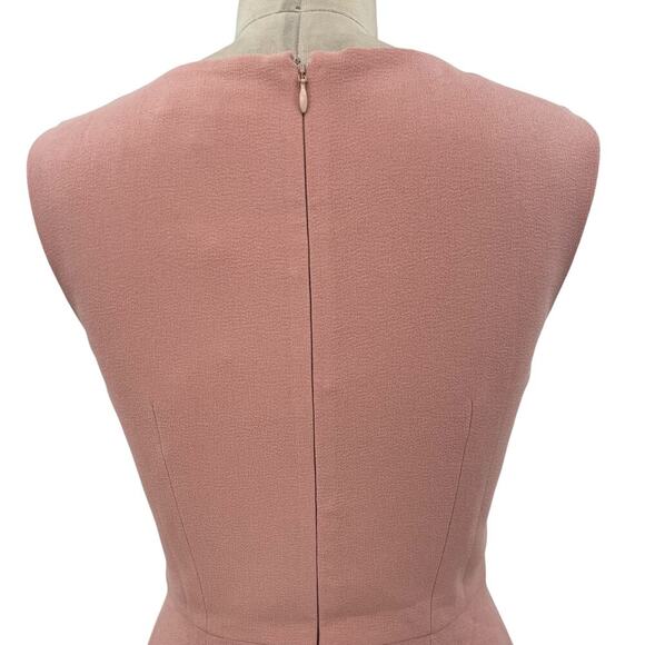 Dress the Population Elle Sweetheart Neck Sheath Midi Dress Blush Pink Small - Picture 10 of 16